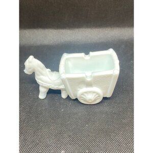 White Donkey with Cart Ashtray